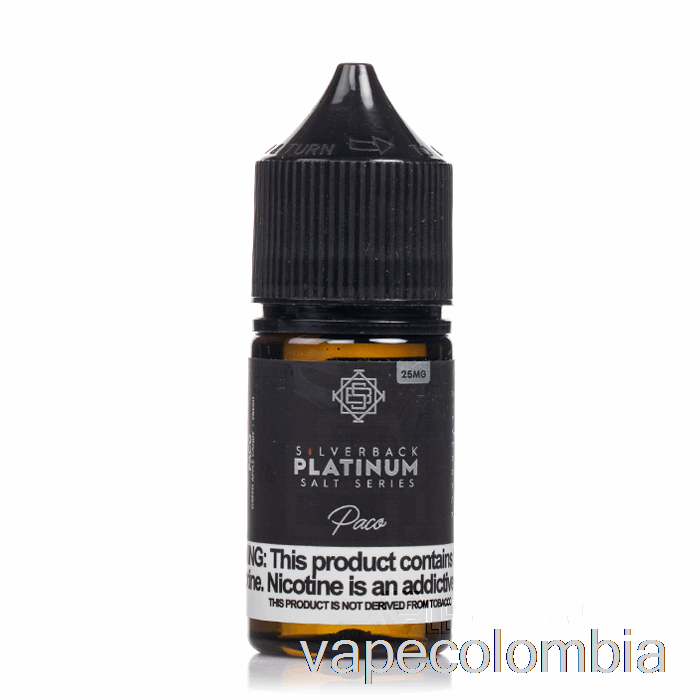 Vape Recargable Paco - Sales Serie Platino Silverback - 30ml 25mg